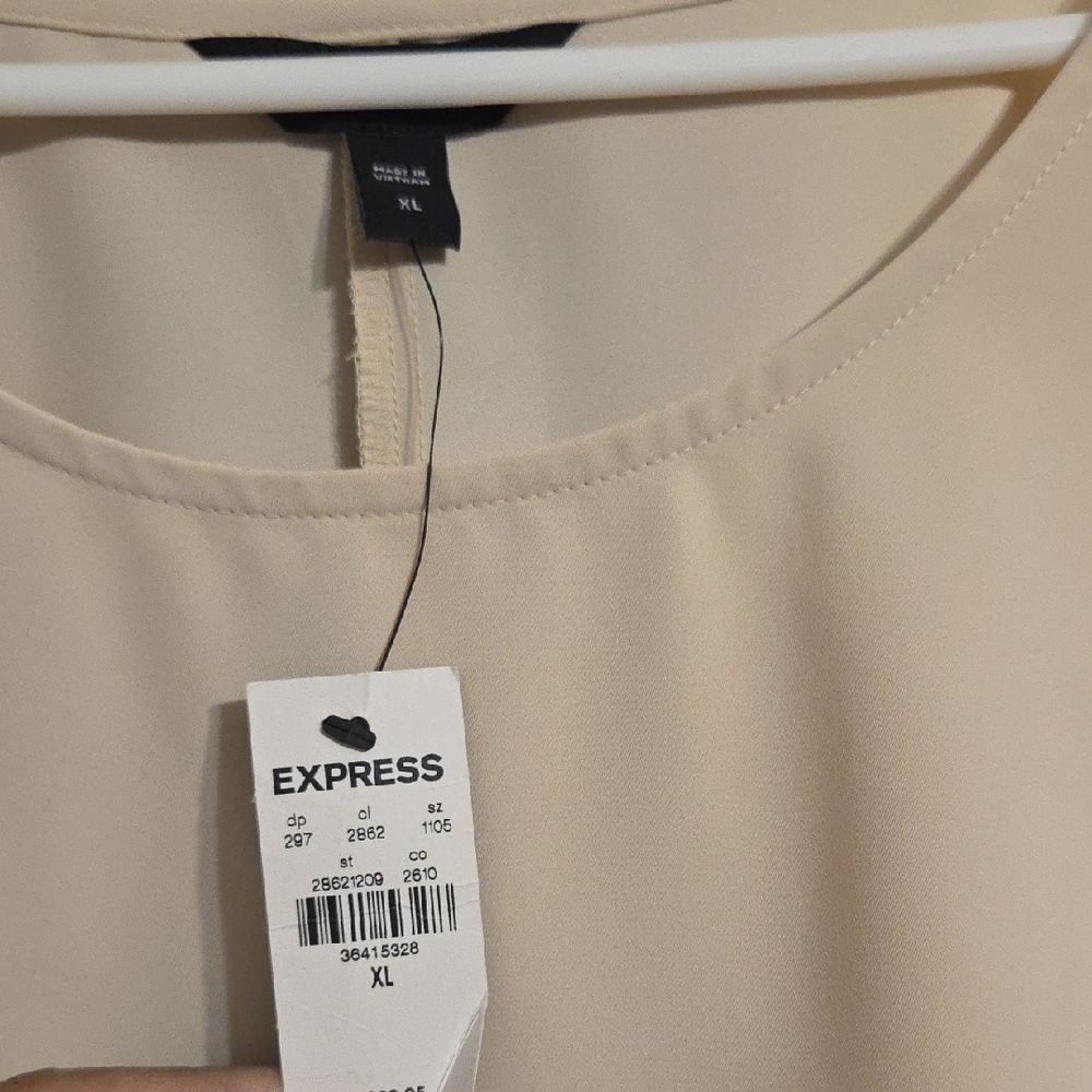 Express Beige Blouse XL